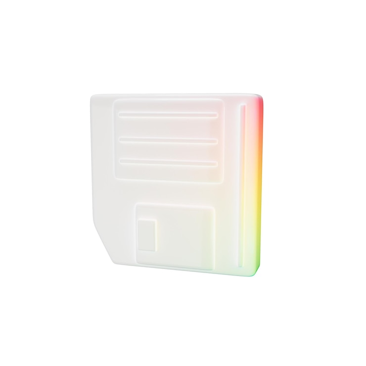 PSD ilustración 3d y2k