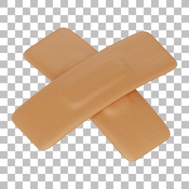 Ilustración 3D de yeso