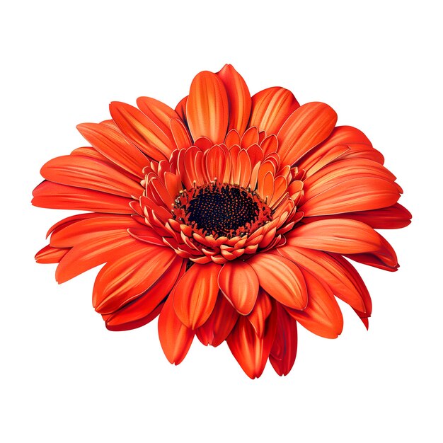 PSD ilustración aislada de la margarita gerbera