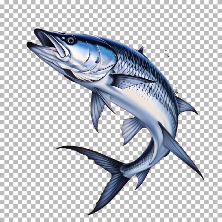 PSD ilustración aislada de pez espada en 3d