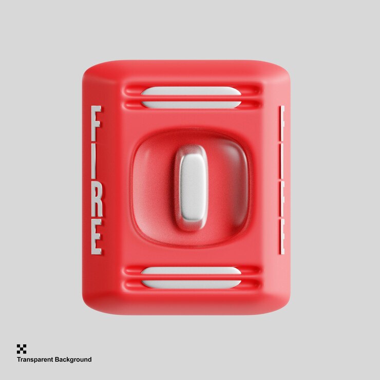 PSD ilustración de alarma 3d