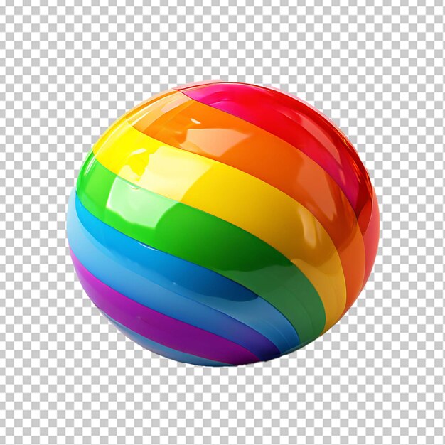 PSD ilustración del arco iris suave