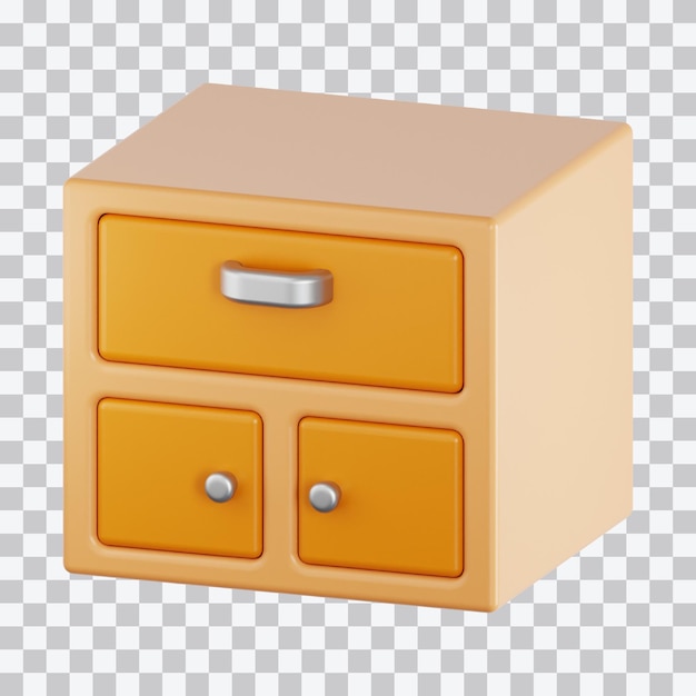 Ilustración del armario en 3D