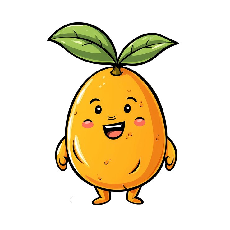PSD ilustración de la armonía del aguacate y el mango verdes y dorados