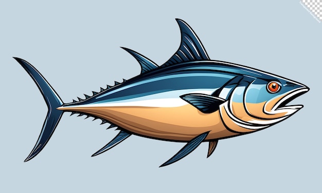 PSD ilustración del atún
