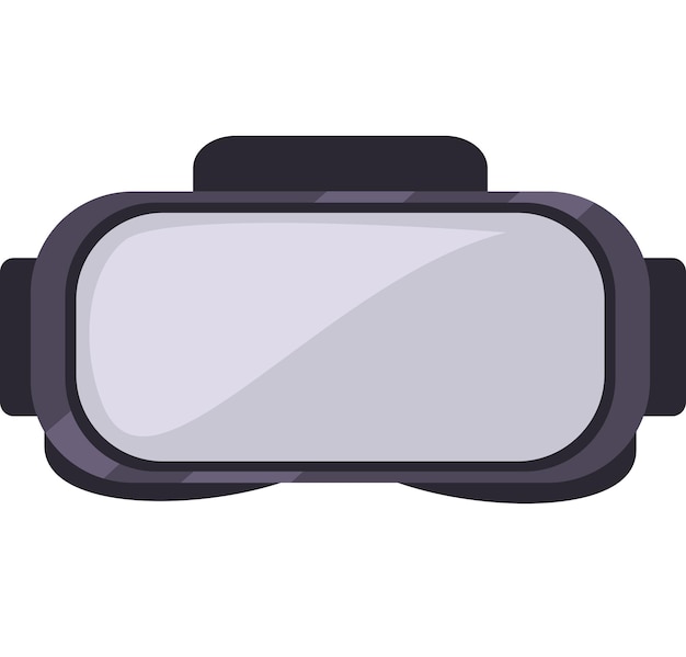 Ilustración de un auricular de realidad virtual