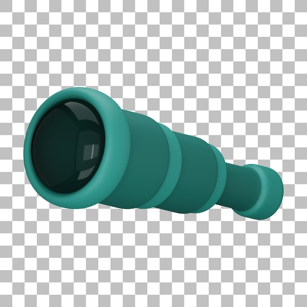 Ilustración binocular 3d