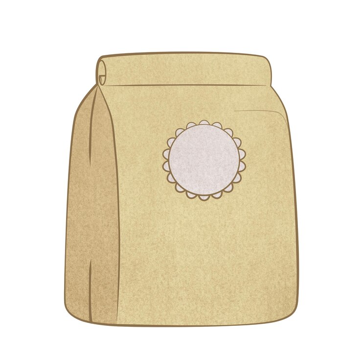 PSD ilustración de bolsa de papel de fondo transparente en el archivo psd