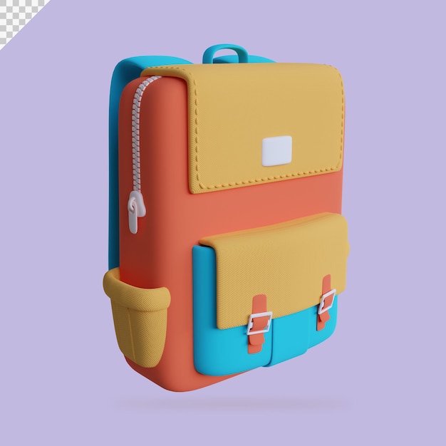 Ilustración de bolsa de renderizado 3d