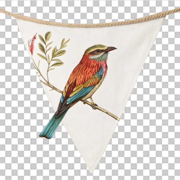 PSD ilustración de bunting mexicano aislado en un fondo transparente
