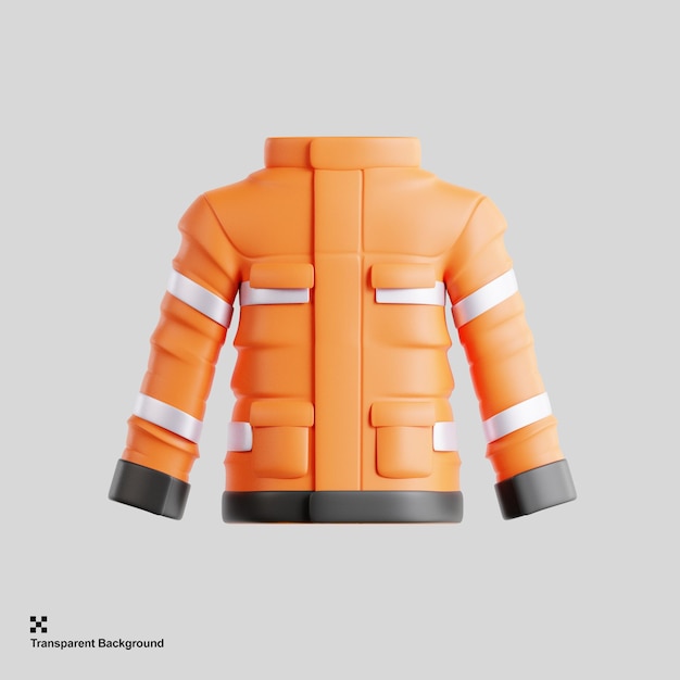 Ilustración de chaqueta 3d