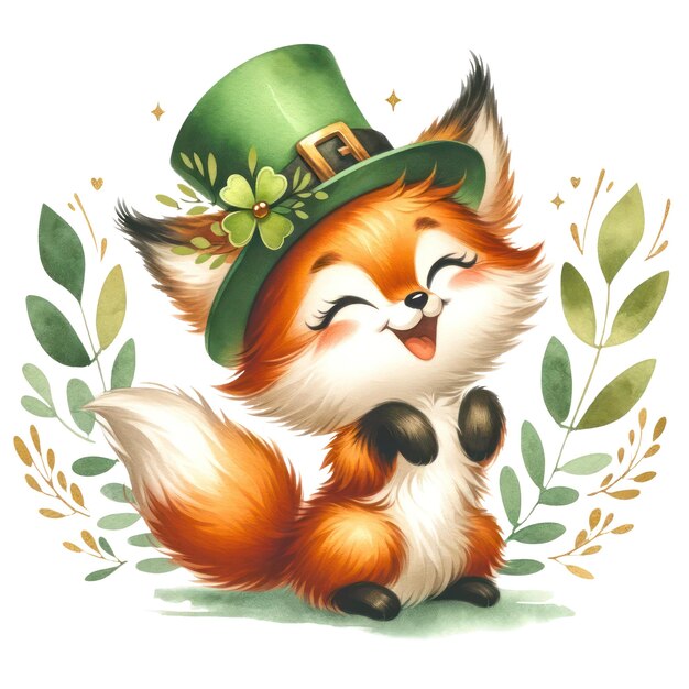 Ilustración del clip del día de san patricio de fox