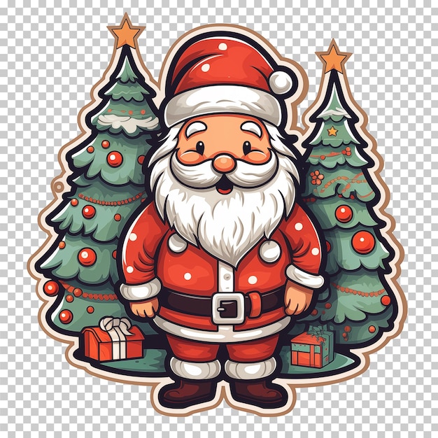 PSD ilustración de clipart de navidad aislada en acuarela