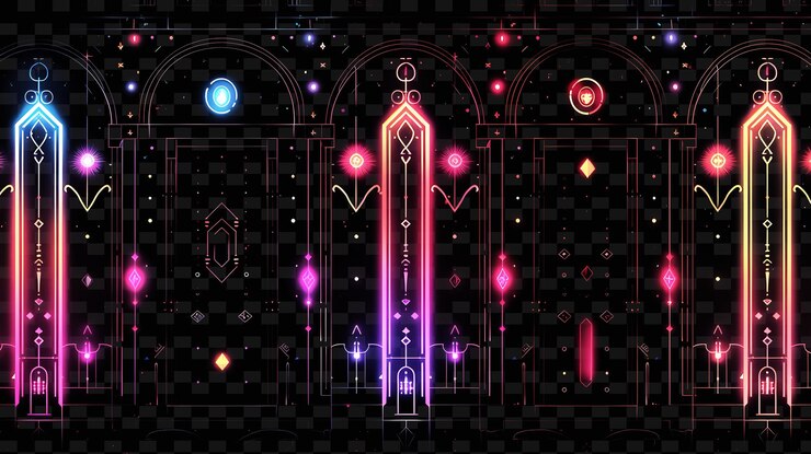 PSD una ilustración colorida de un diseño con una luz púrpura y un fondo púrpura brillante