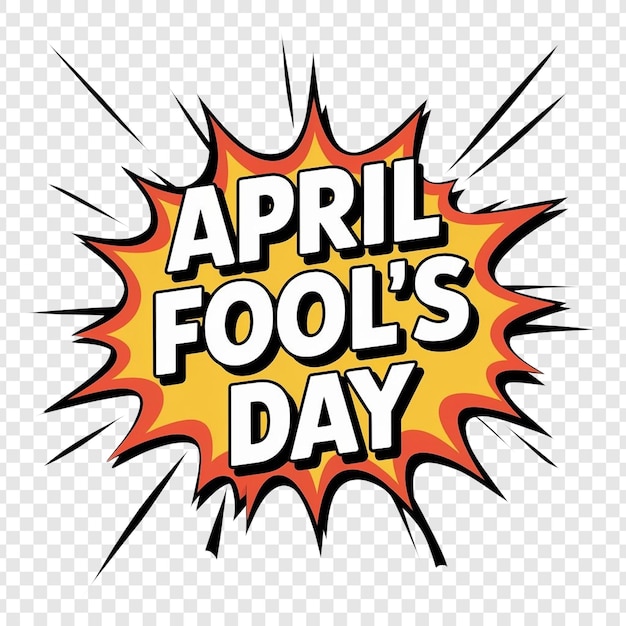 Ilustración cómica del primer día de abril
