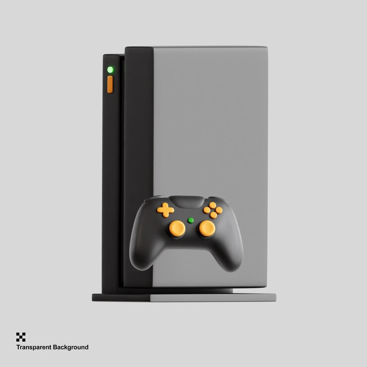 PSD ilustración de consola de plataforma de juego 3d