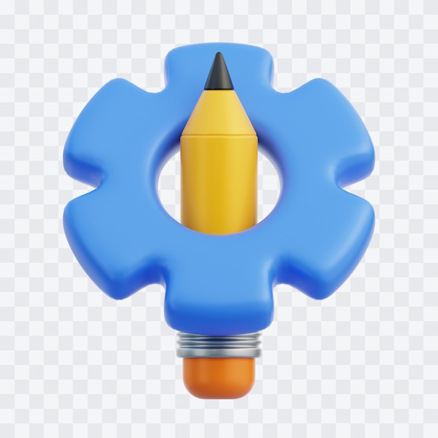 Ilustración creativa en 3D
