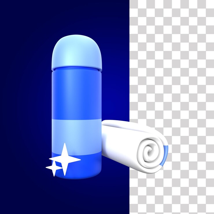 PSD ilustración de cuero de gamuza 3d