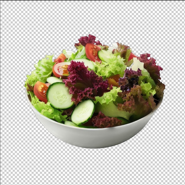 PSD ilustración deliciosa ensalada verde