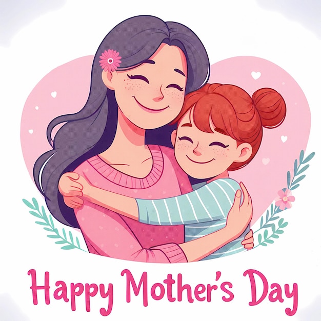 PSD ilustración del día de la madre