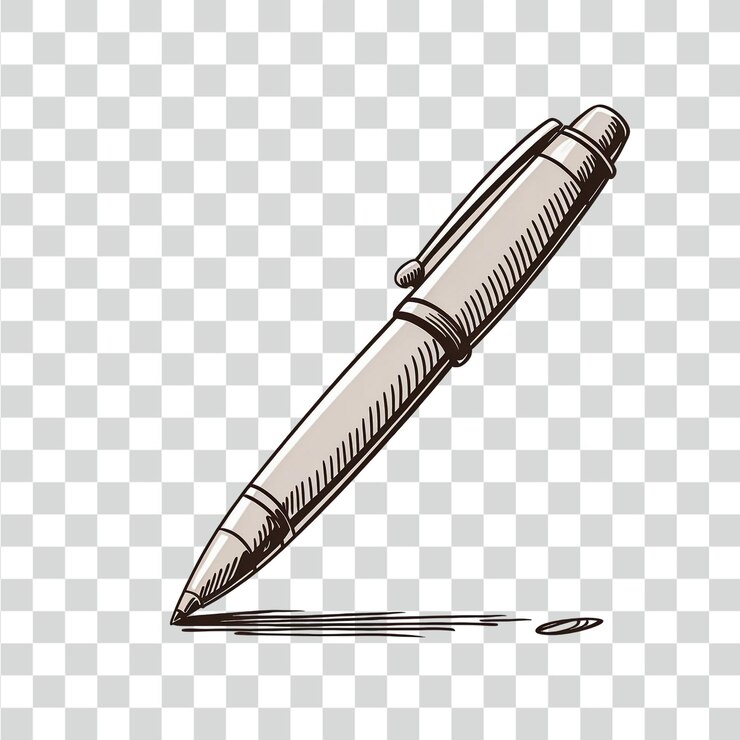 PSD ilustración dibujada a mano con pluma