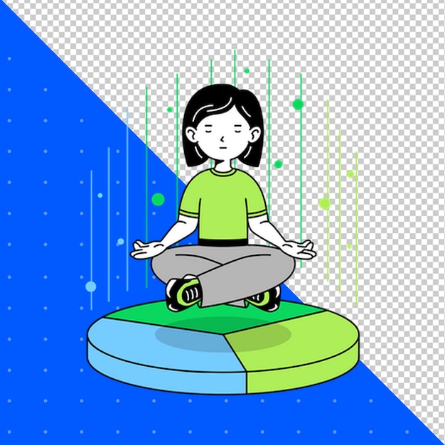 Ilustración dibujada a mano Vector plano para trabajo Oficina Negocios y proyectos Fondo transparente PNG