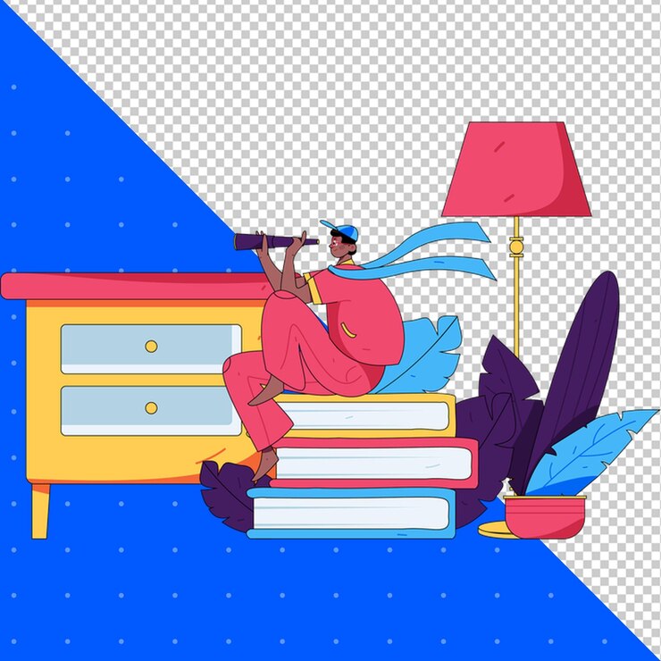 PSD ilustración dibujada a mano vector plano para trabajo oficina negocios y proyectos fondo transparente png
