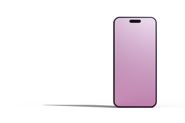 Ilustración de diseño 3d de teléfono inteligente