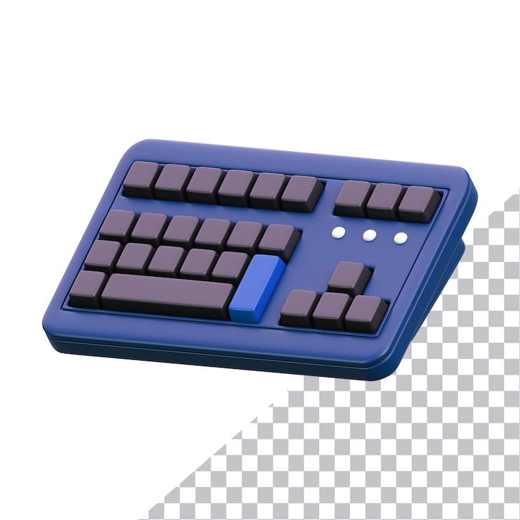PSD ilustración de diseño de icono 3d de escritorio 3d