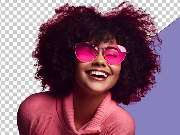 PSD ilustración de fashionista png