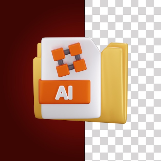 Ilustración del formato de archivo Ai