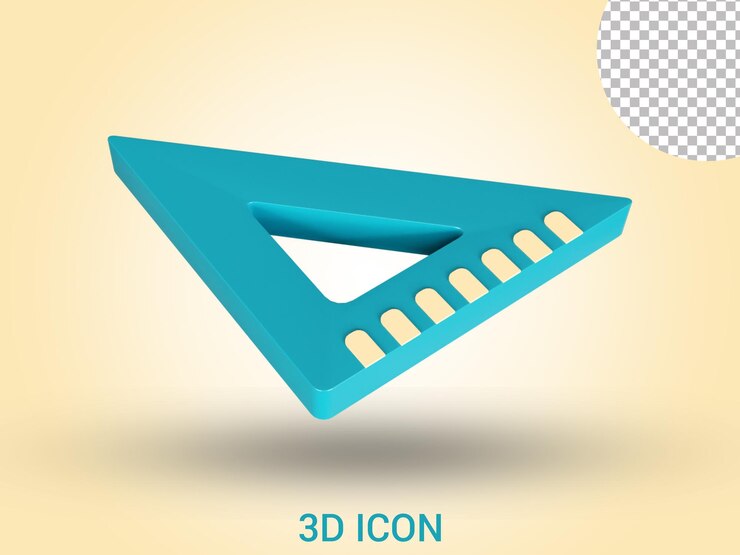 PSD ilustración de icono 3d de educación renderizada en 3d