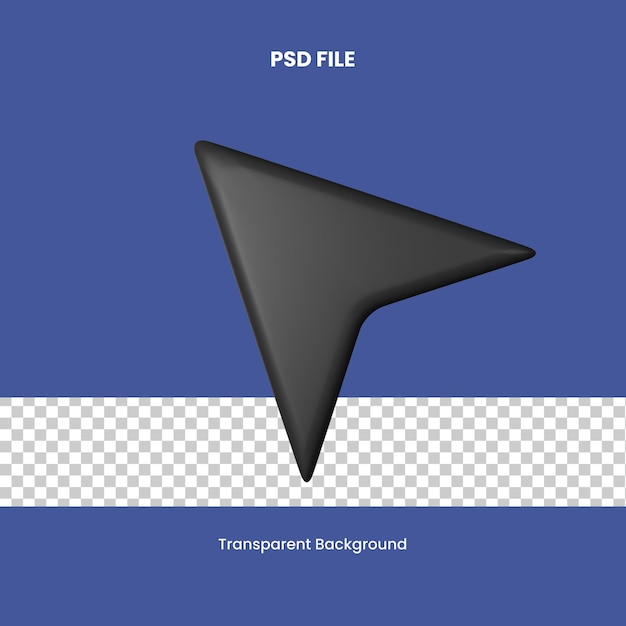 Ilustración del icono 3D de la herramienta de selección de PSD
