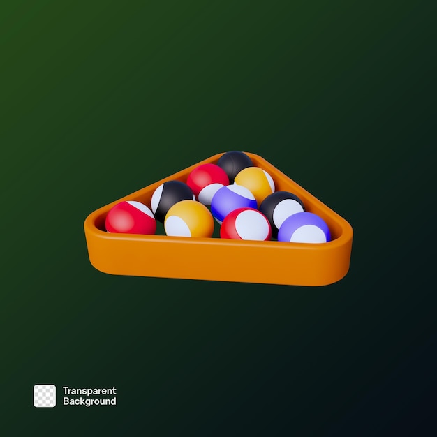 Ilustración de icono 3D de juego de casino plantilla PNG