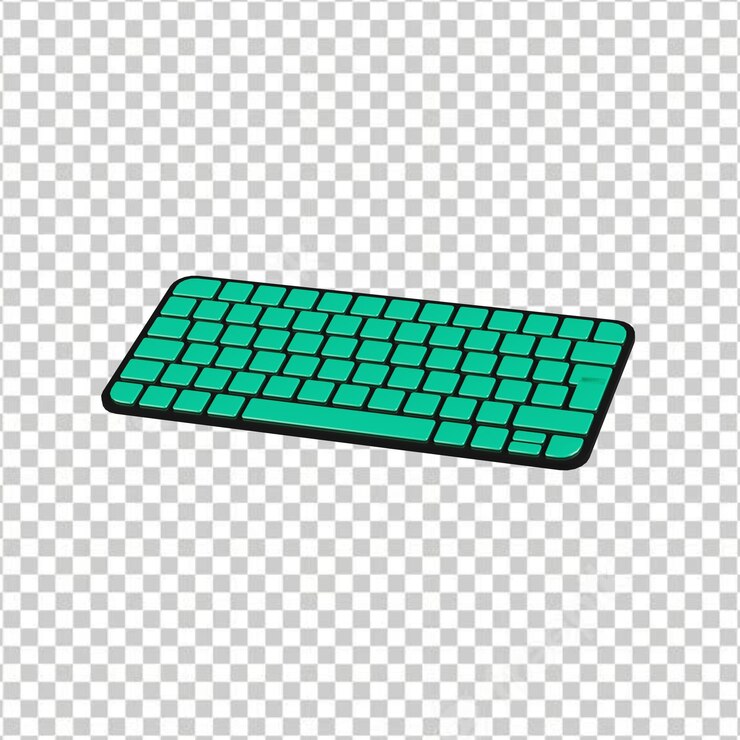 PSD ilustración del icono 3d del teclado