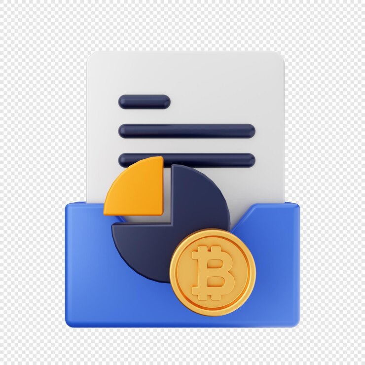 PSD ilustración de icono de datos de archivo de carpeta 3d