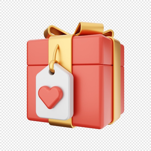 ilustración del icono del día de san valentín 3d