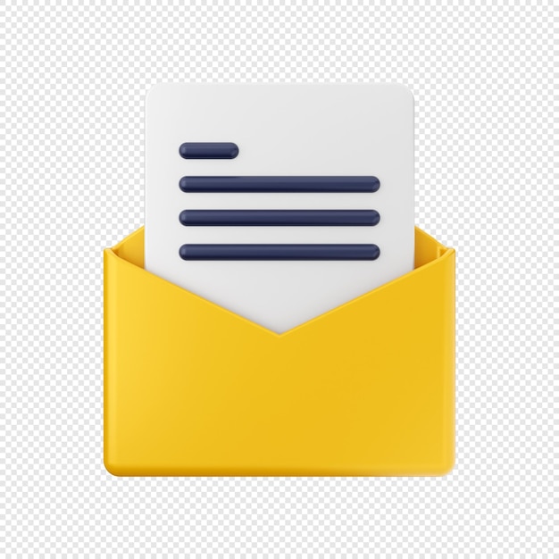 Ilustración de icono esencial 3d