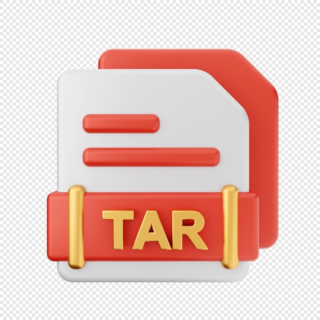 Ilustración de icono de formato de archivo 3D Render