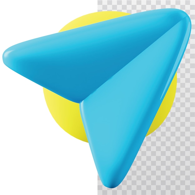 Ilustración del icono GPS en 3D
