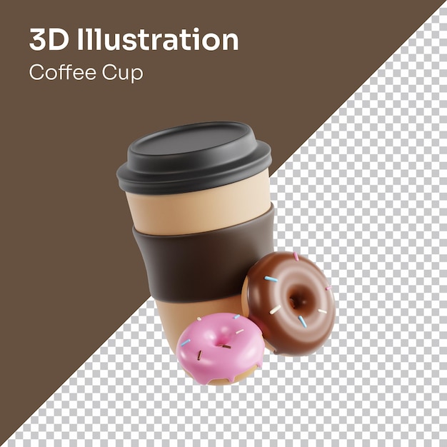 PSD ilustración del icono de la máquina de café psd 3d render