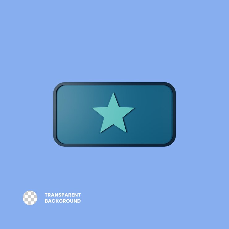 PSD ilustración del icono de la marca en 3d