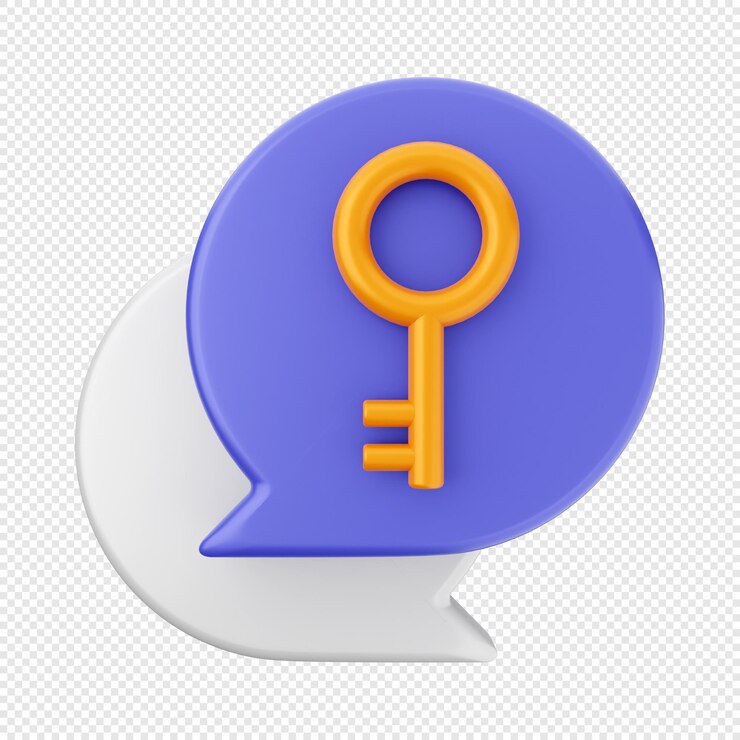 PSD ilustración del icono del mensaje de correo de chat 3d