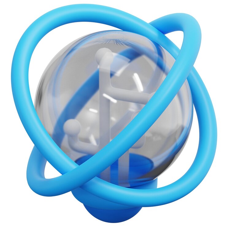 PSD ilustración de icono de render 3d de innovación