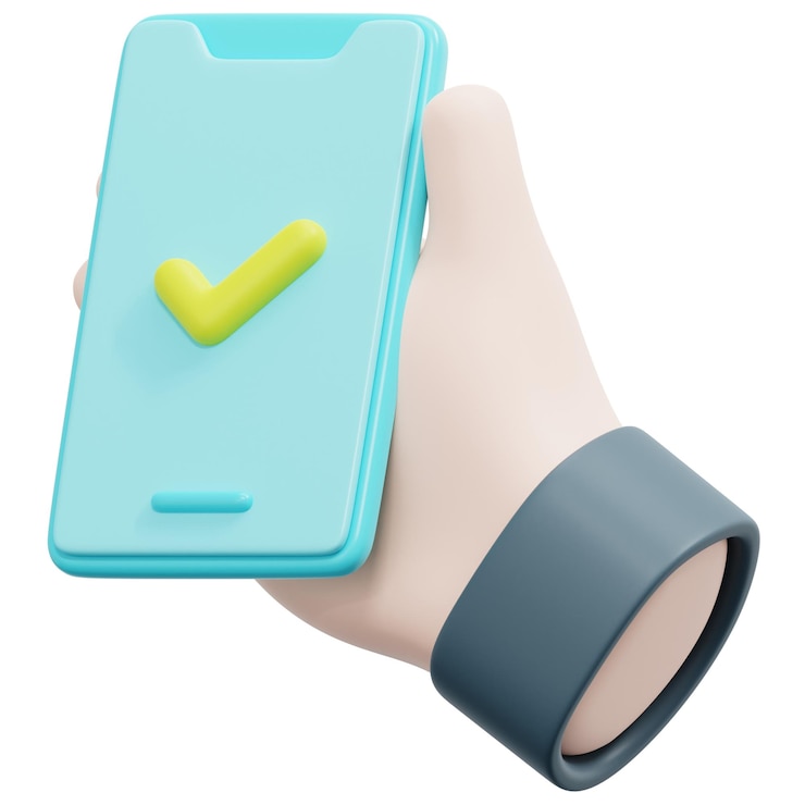 PSD ilustración de icono de renderizado 3d de prueba