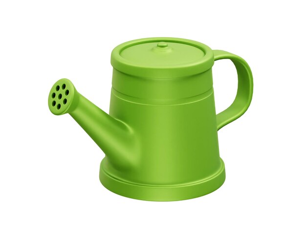 Ilustración del icono de riego verde 3d Riego de riego 3d Renderización vectorial del icono 3d
