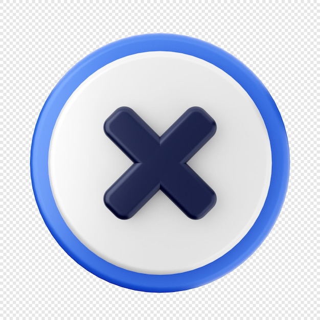 Ilustración del icono de la señal de alerta de advertencia 3D