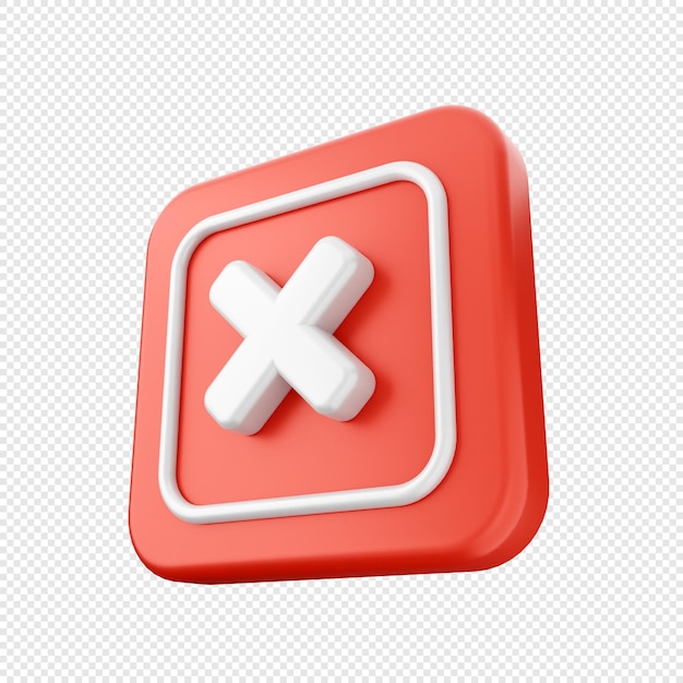 Ilustración del icono de la señal de alerta de advertencia 3D