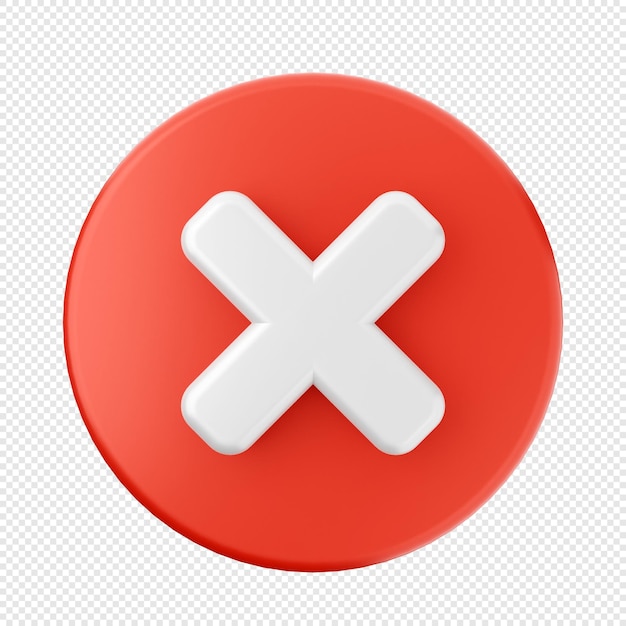 Ilustración del icono de la señal de alerta de advertencia 3D