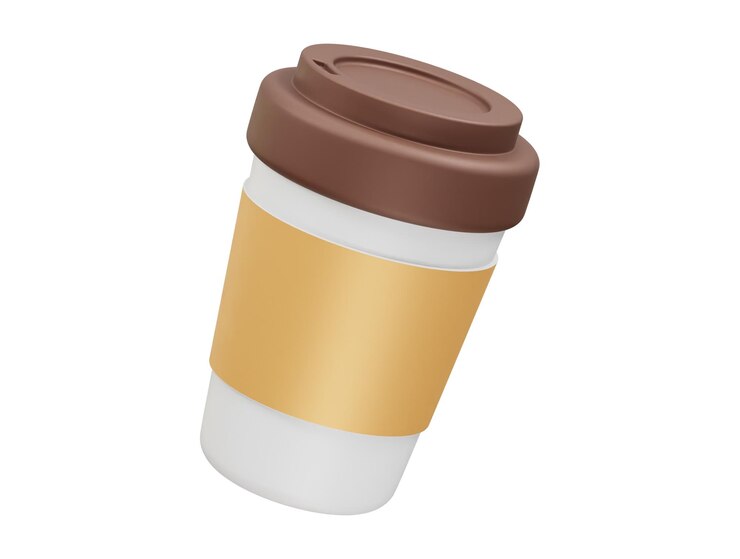 PSD ilustración del icono de la taza de café